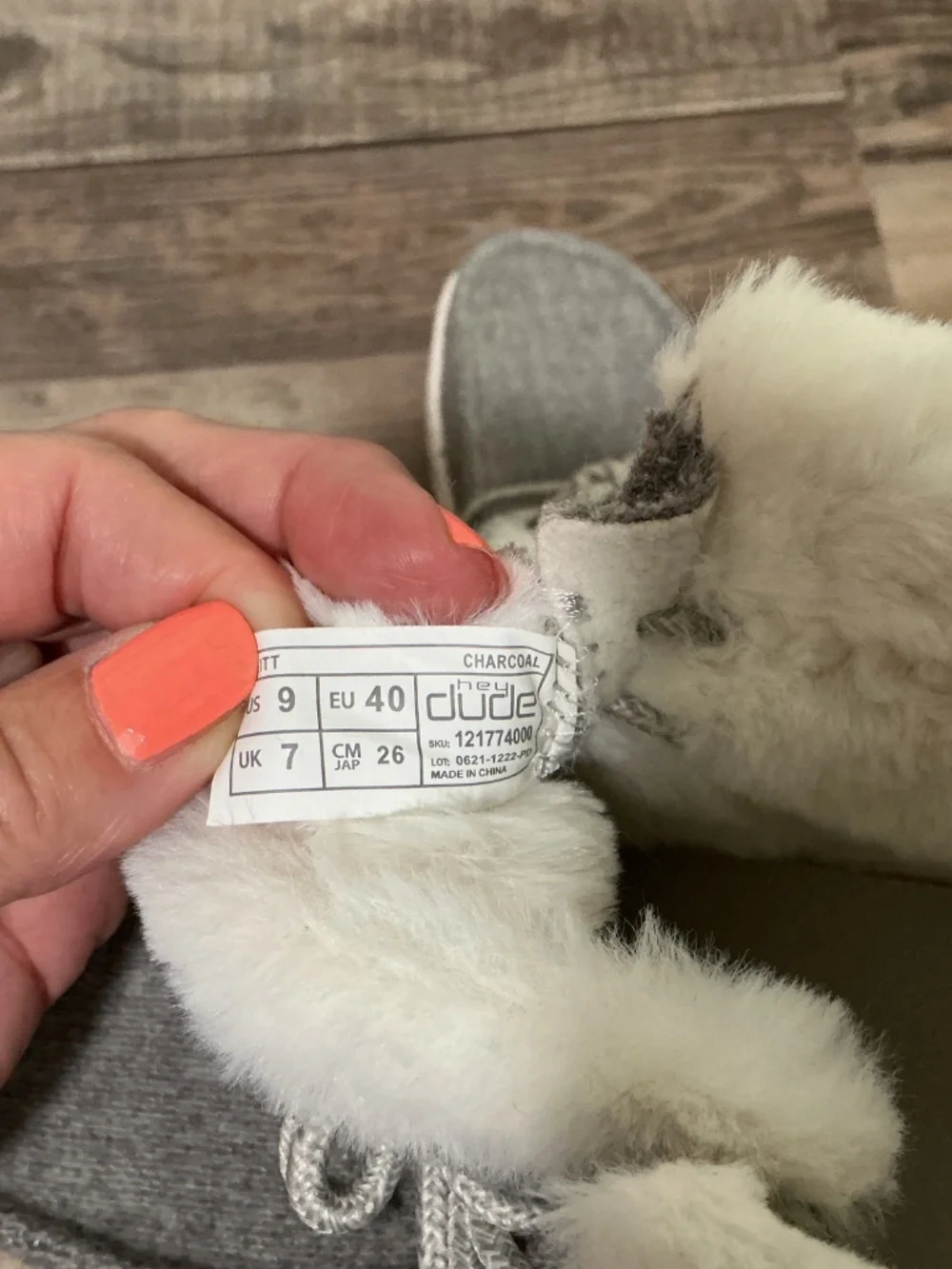 Hey Dude Britt Faux-Fur Lined Ankle Booties - 9